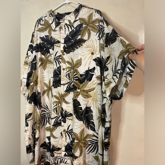 Men’s foundry 4XL button down tropical Hawaiian shirt rayon vacation - Picture 2 of 6